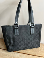 Gucci GG Canvas Tote - Sort