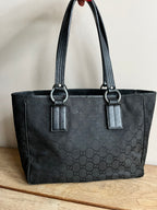 Gucci GG Canvas Tote - Sort