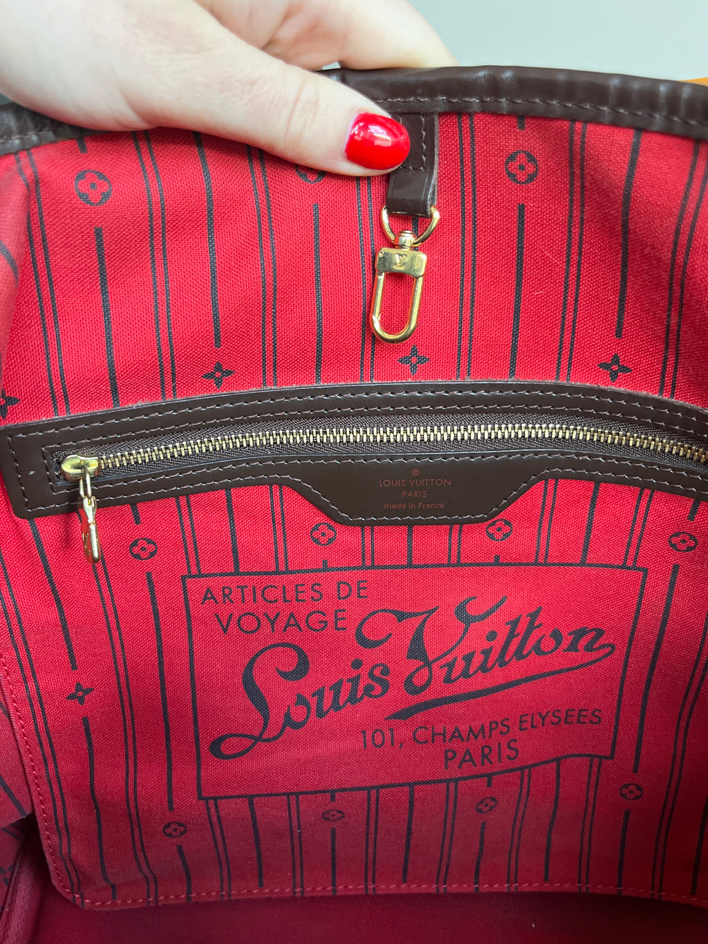 Louis Vuitton, Neverfull Damier Ebene