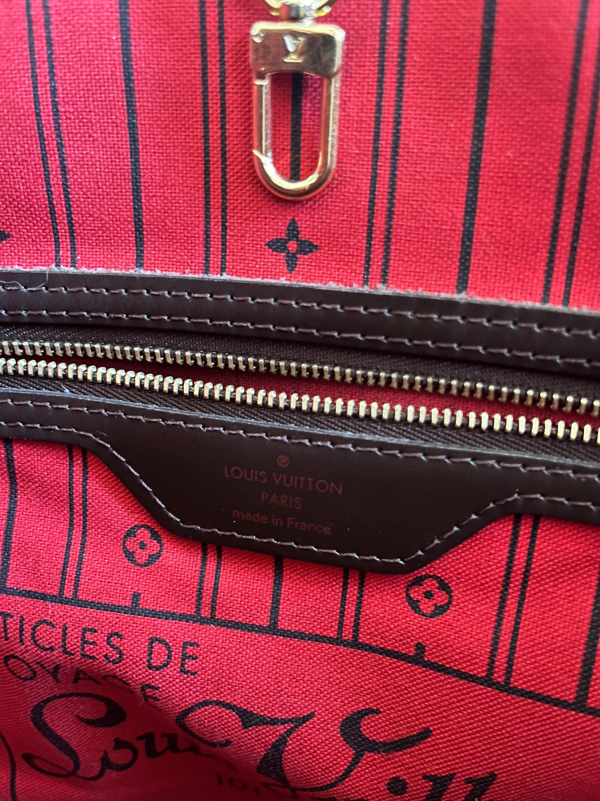 Neverfull Damier Ebene, Louis Vuitton