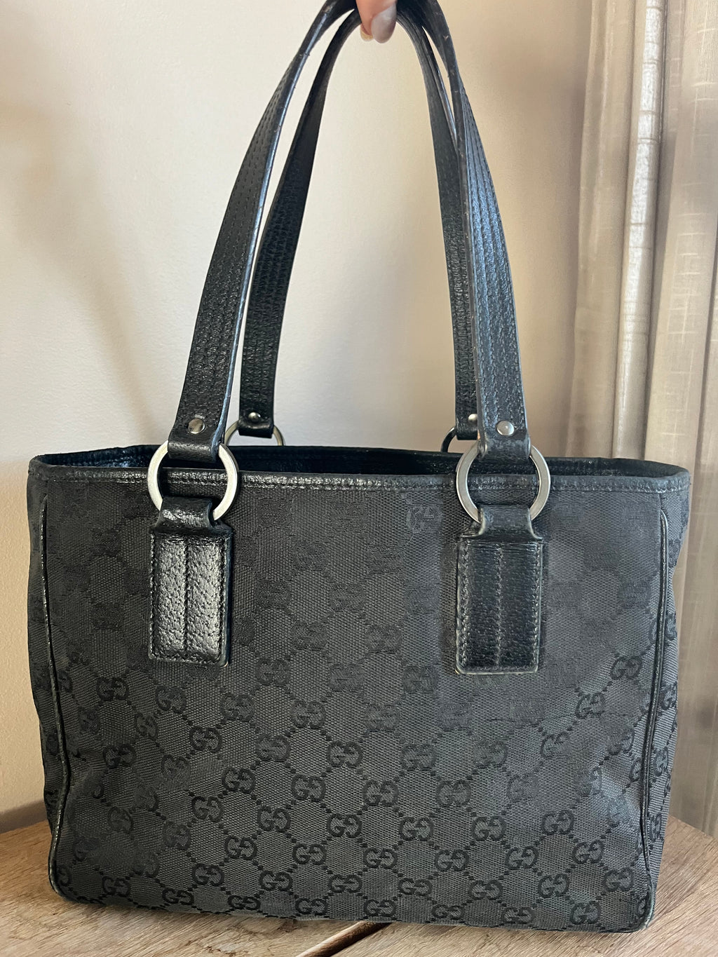 Gucci GG Canvas Tote - Sort