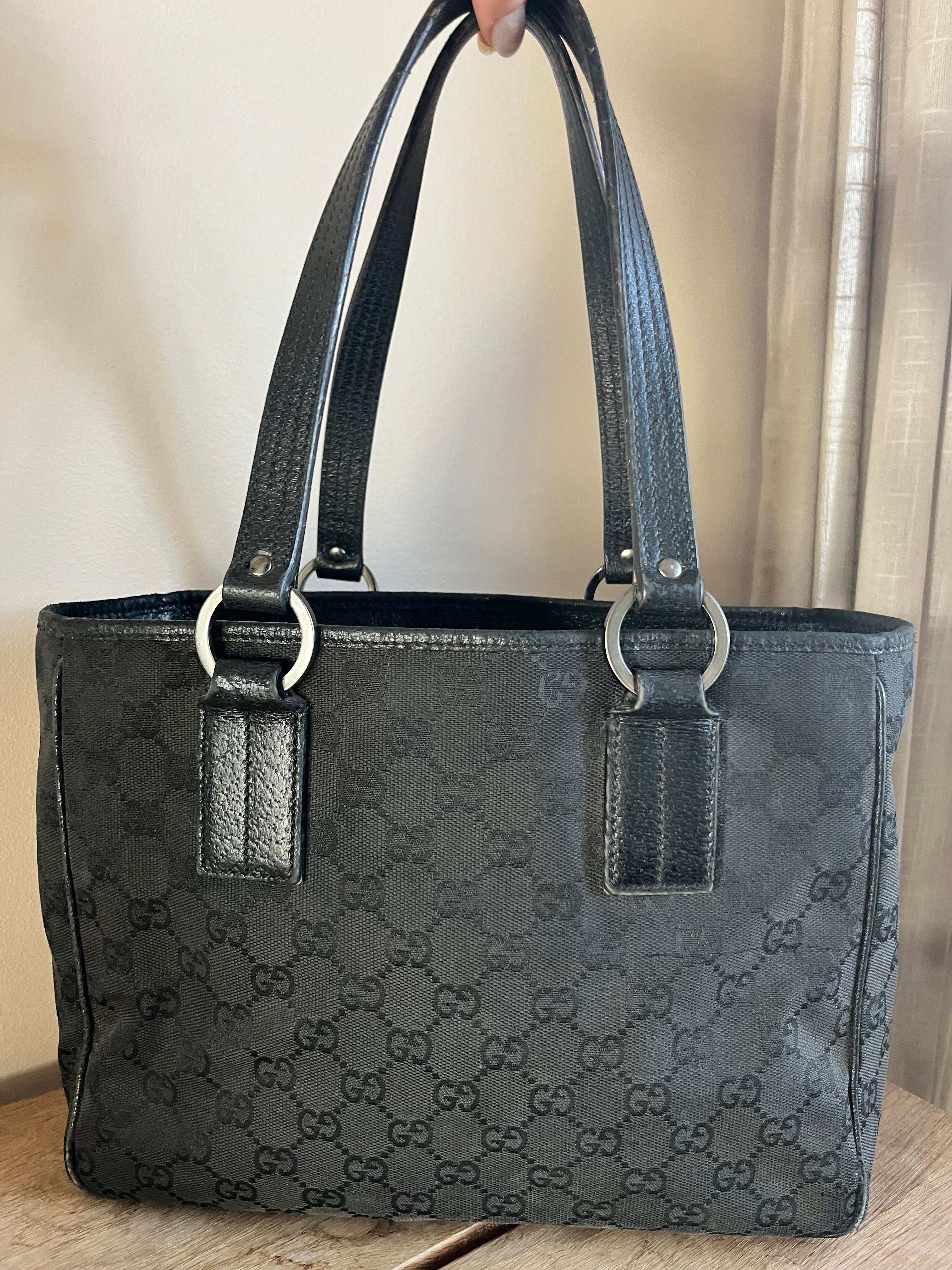 Gucci GG Canvas Tote - Sort