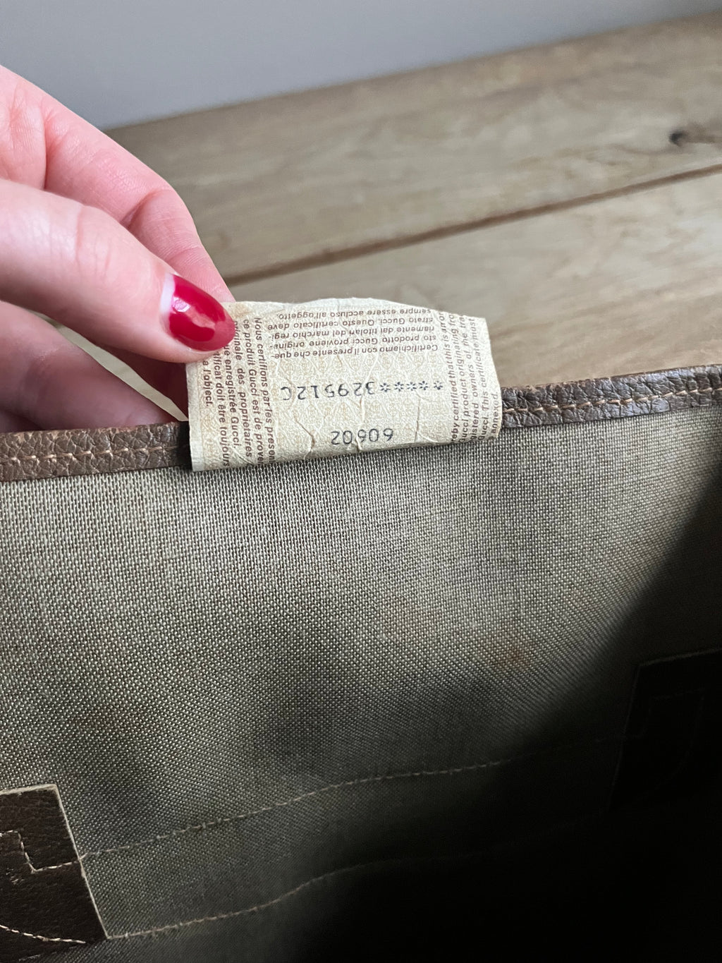 Gucci PVC Canvas Tote