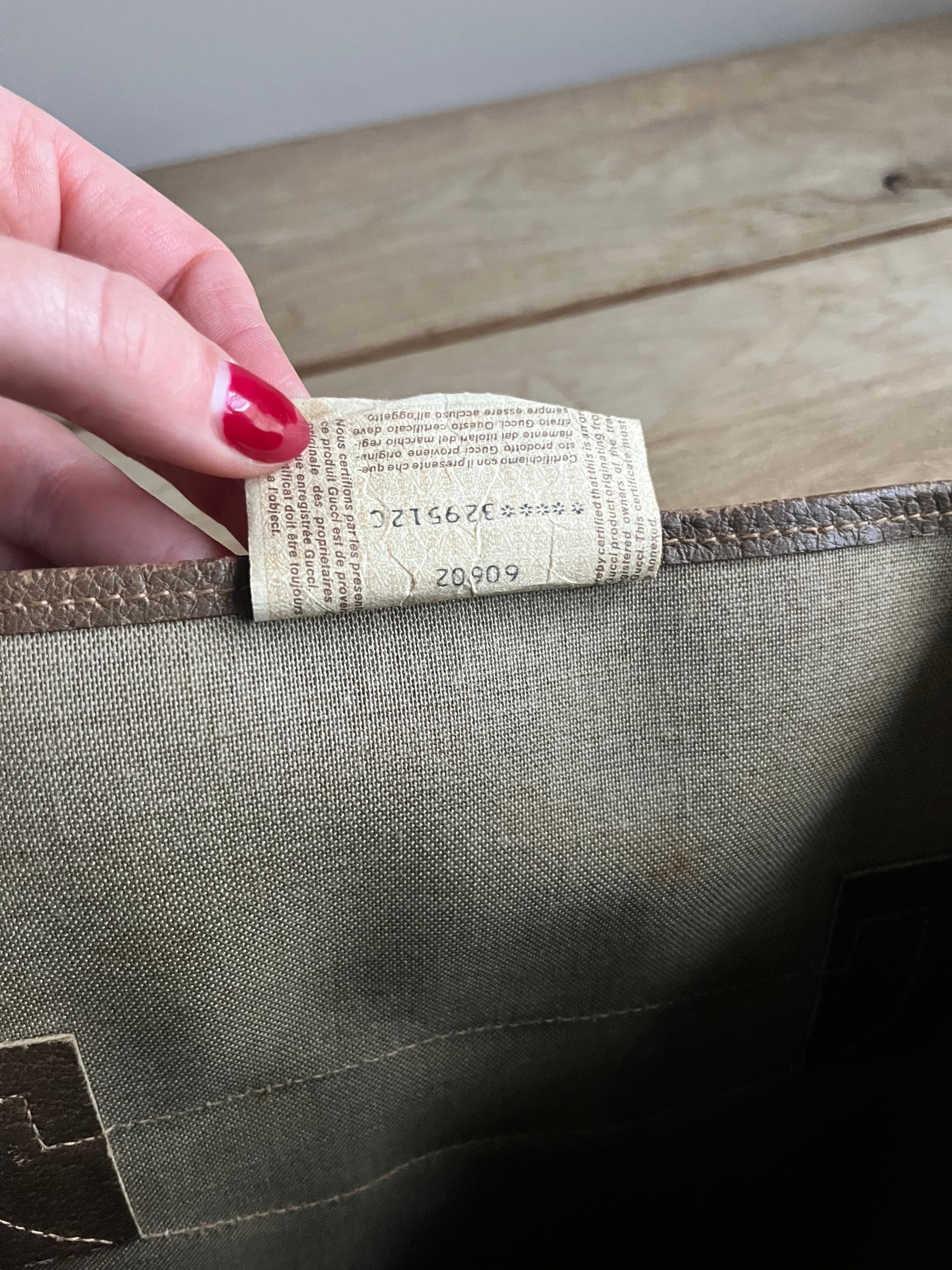 Gucci PVC Canvas Tote